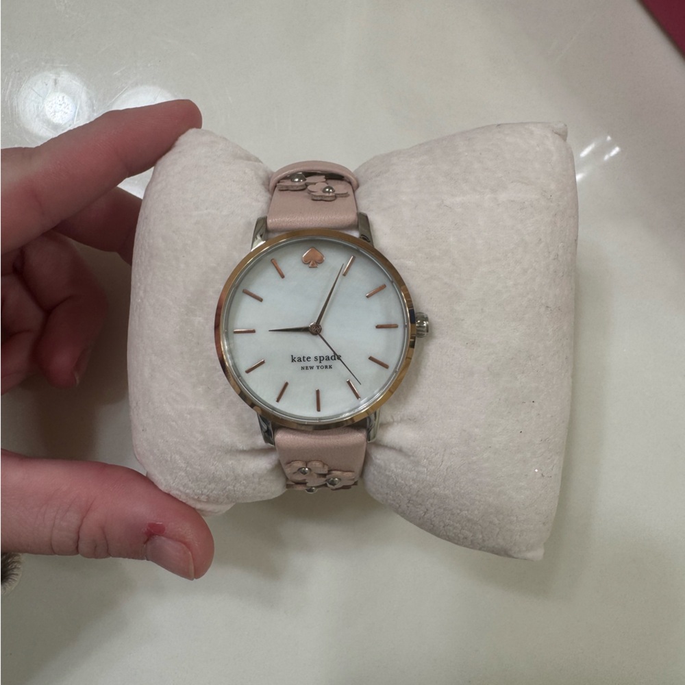 kate spade Women's Pink and White Watch
